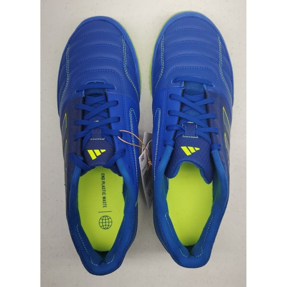 Adidas Top Sala Competition Indoor Soccer Shoes Blue FZ6123 Size 12M NEW - Picture 5 of 9